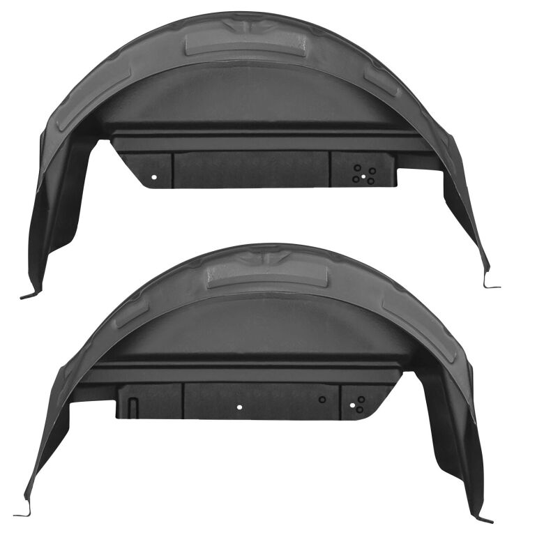 Ford F-350 Super Duty Wheel Well Guards - Rear - Husky Liners - Black - `11-`14